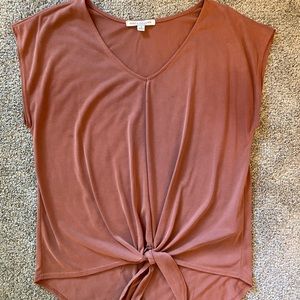 Green Envelope front tie top